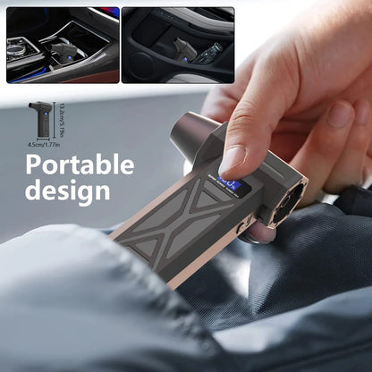 P70 Turbo Air Blower 130,000 RPM – Cordless Compressed Air Duster with LED, 4-Speed Control & Battery Display